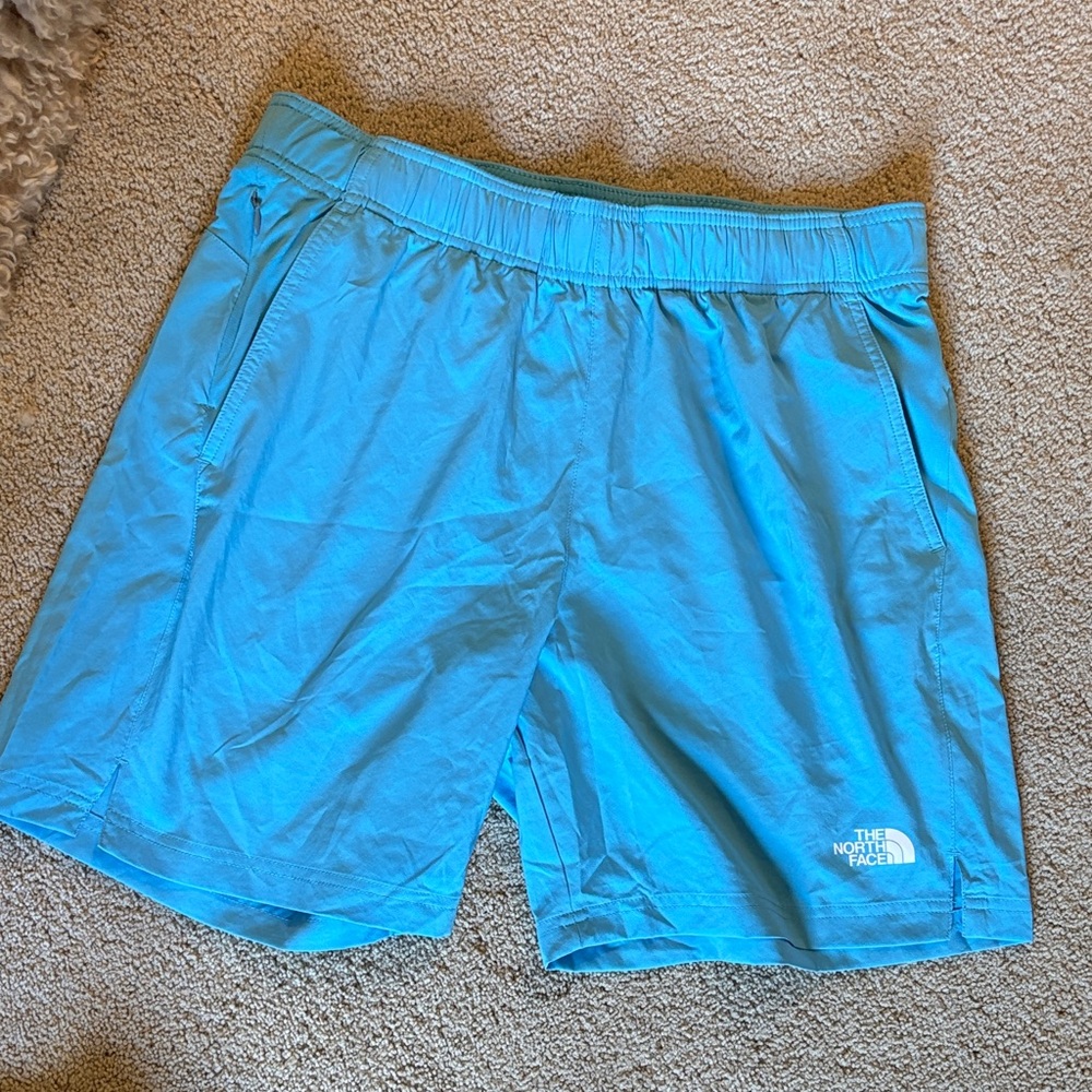 The North Face Men's Light Blue Athletic Shorts